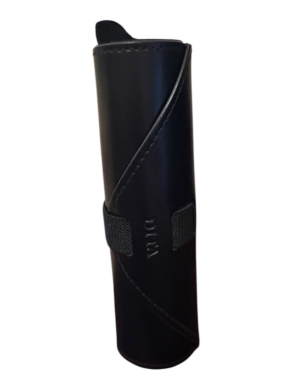 DITA Black Leather Sunglasses Roll Case